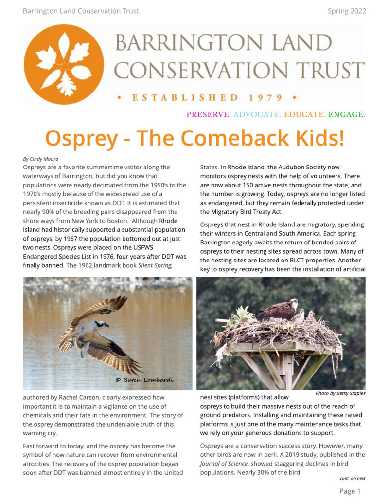 Barrington Land Trust in Barrington, RI